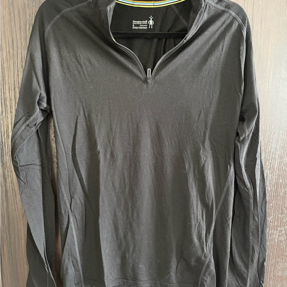 Smartwool Men's 1/4 Zip Merino Pullover Base Layer